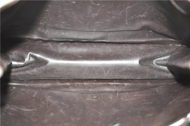 Authentic GUCCI Shoulder Hand Bag Purse Leather 0013192 Brown J6593