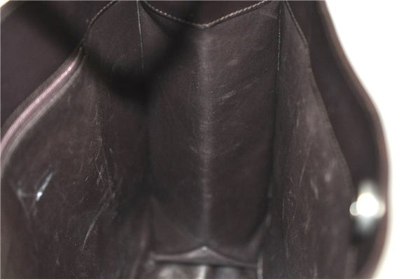 Authentic GUCCI Shoulder Hand Bag Purse Leather 0013192 Brown J6593