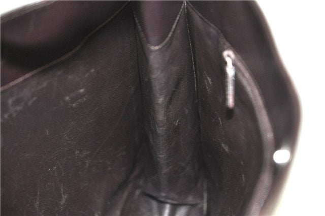 Authentic GUCCI Shoulder Hand Bag Purse Leather 0013192 Brown J6593