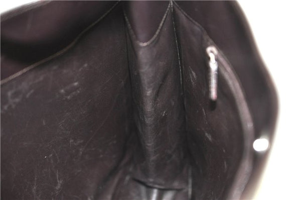 Authentic GUCCI Shoulder Hand Bag Purse Leather 0013192 Brown J6593