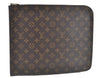 Authentic Louis Vuitton Monogram Poche Documents 33 M53457 Document Case J6595