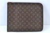 Authentic Louis Vuitton Monogram Poche Documents 33 M53457 Document Case J6595