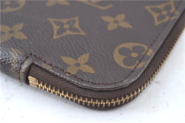 Authentic Louis Vuitton Monogram Poche Documents 33 M53457 Document Case J6595