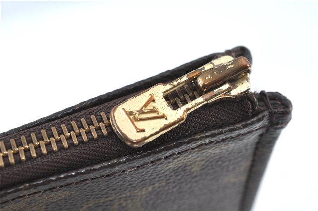 Authentic Louis Vuitton Monogram Poche Documents 33 M53457 Document Case J6595