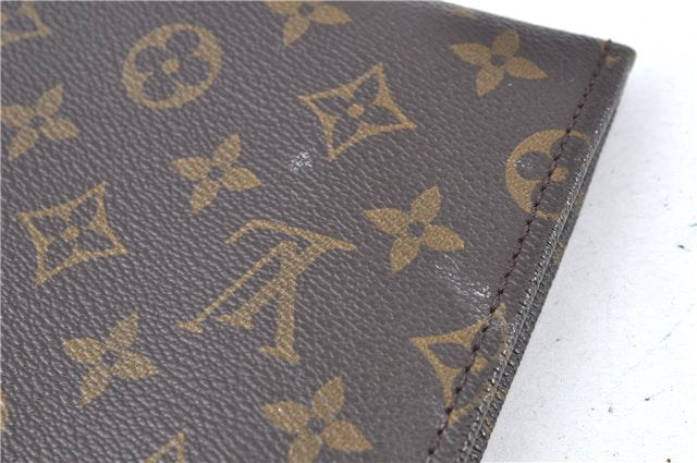 Authentic Louis Vuitton Monogram Poche Documents 33 M53457 Document Case J6595