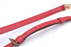 Authentic Louis Vuitton Leather Shoulder Strap 28-32.3" Red LV J6637