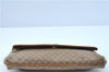 Authentic CELINE Macadam Blason Pattern Clutch Bag Purse PVC Leather Beige J6654