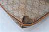 Authentic CELINE Macadam Blason Pattern Clutch Bag Purse PVC Leather Beige J6654