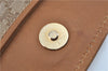 Authentic CELINE Macadam Blason Pattern Clutch Bag Purse PVC Leather Beige J6654