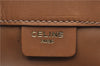 Authentic CELINE Macadam Blason Pattern Clutch Bag Purse PVC Leather Beige J6654