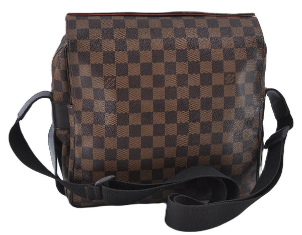 Authentic Louis Vuitton Damier Naviglio Shoulder Cross Body Bag N45255 LV J6708