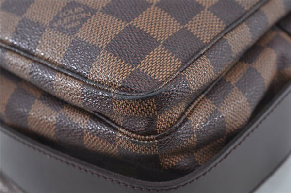 Authentic Louis Vuitton Damier Naviglio Shoulder Cross Body Bag N45255 LV J6708