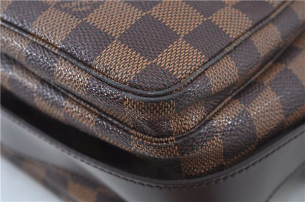 Authentic Louis Vuitton Damier Naviglio Shoulder Cross Body Bag N45255 LV J6708