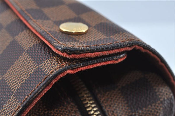 Authentic Louis Vuitton Damier Naviglio Shoulder Cross Body Bag N45255 LV J6708