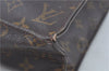 Authentic Louis Vuitton Monogram Sac Plat Hand Tote Bag M51140 LV J6711