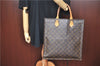 Authentic Louis Vuitton Monogram Sac Plat Hand Tote Bag M51140 LV J6711