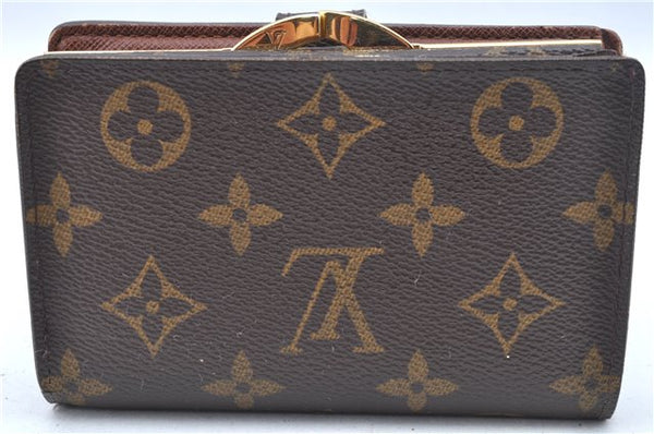 Auth Louis Vuitton Monogram Porte Monnaie Billets Viennois M61663 Wallet J6718