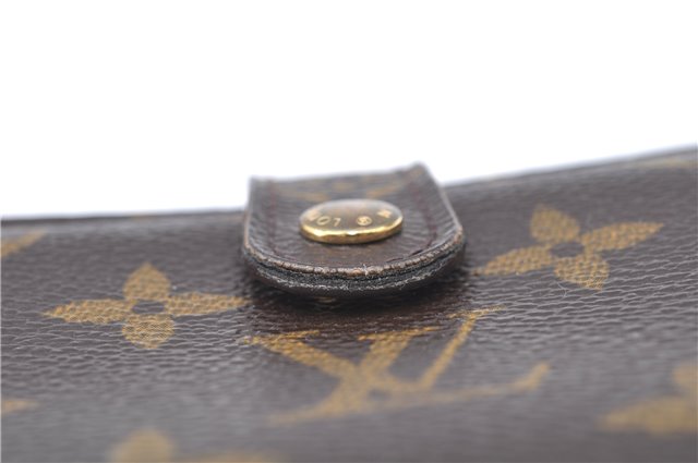 Auth Louis Vuitton Monogram Porte Monnaie Billets Viennois M61663 Wallet J6718