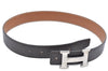 Authentic HERMES Constance Leather Belt Size 65cm 25.6-29.1" Brown J6734