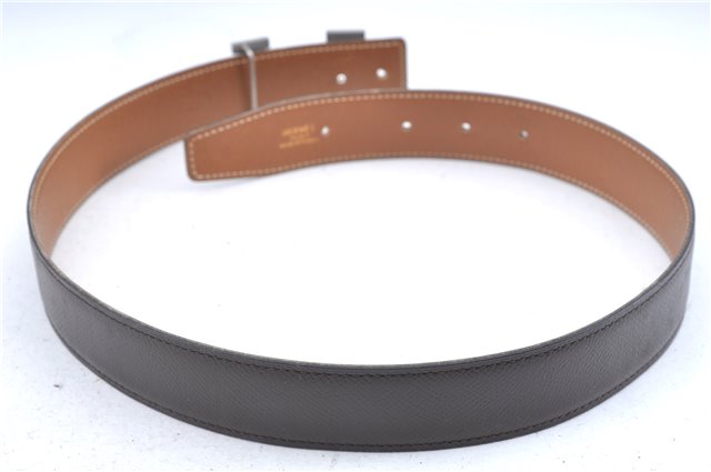 Authentic HERMES Constance Leather Belt Size 65cm 25.6-29.1