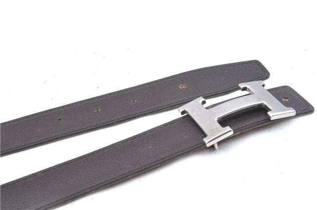 Authentic HERMES Constance Leather Belt Size 65cm 25.6-29.1