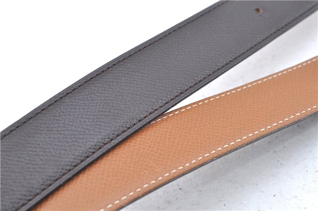 Authentic HERMES Constance Leather Belt Size 65cm 25.6-29.1