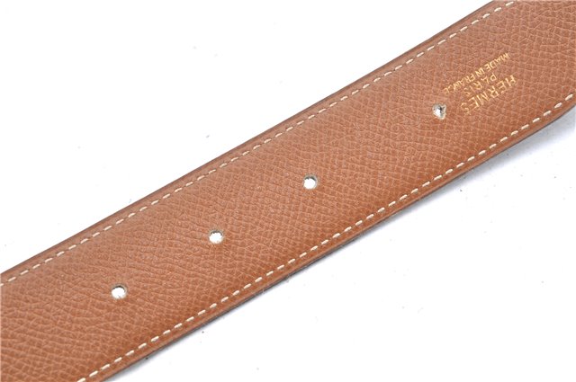 Authentic HERMES Constance Leather Belt Size 65cm 25.6-29.1