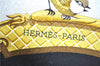 Authentic HERMES Carre 90 Scarf "La CLE des Champs" Silk Black J6744