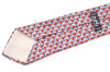 Authentic HERMES Tie Necktie Dots Pattern Silk Multicolor Red Ivory Box J6755