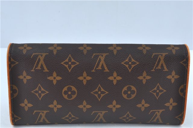 Authentic Louis Vuitton Monogram Pochette Twin GM Shoulder Bag M51852 LV J6760