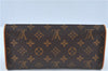 Authentic Louis Vuitton Monogram Pochette Twin GM Shoulder Bag M51852 LV J6760