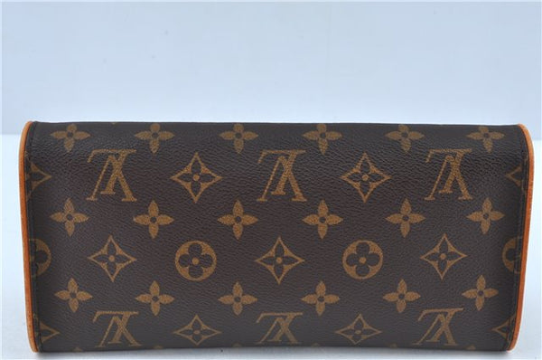 Authentic Louis Vuitton Monogram Pochette Twin GM Shoulder Bag M51852 LV J6760