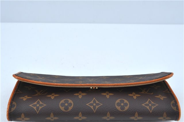 Authentic Louis Vuitton Monogram Pochette Twin GM Shoulder Bag M51852 LV J6760