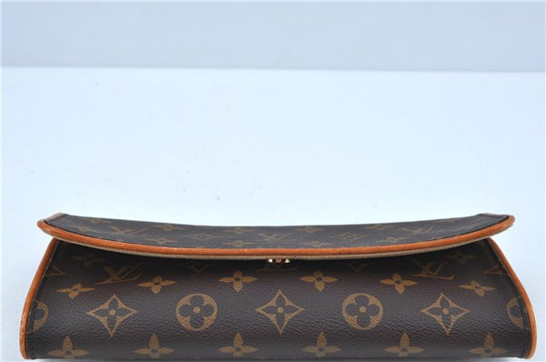 Authentic Louis Vuitton Monogram Pochette Twin GM Shoulder Bag M51852 LV J6760