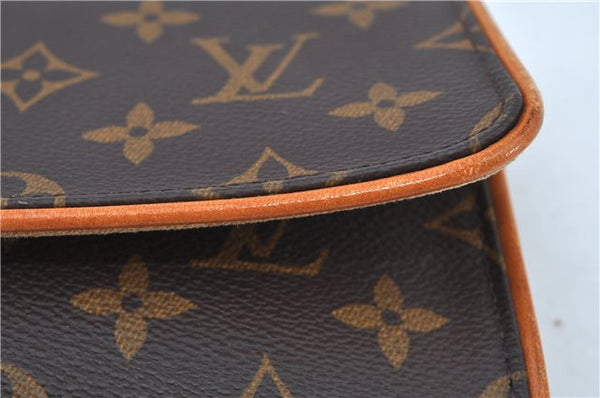 Authentic Louis Vuitton Monogram Pochette Twin GM Shoulder Bag M51852 LV J6760