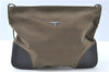 Authentic PRADA Canvas Tessuto Leather Shoulder Cross Body Bag Khaki Green J6781