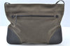 Authentic PRADA Canvas Tessuto Leather Shoulder Cross Body Bag Khaki Green J6781