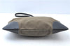 Authentic PRADA Canvas Tessuto Leather Shoulder Cross Body Bag Khaki Green J6781