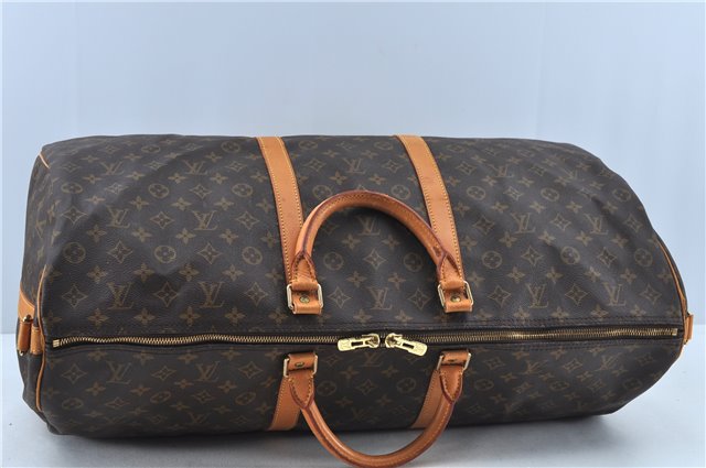 Auth Louis Vuitton Monogram Keepall Bandouliere 60 Boston Bag Old Model LV J6800