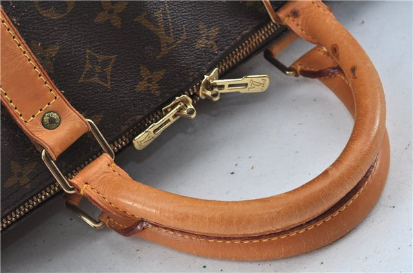 Auth Louis Vuitton Monogram Keepall Bandouliere 60 Boston Bag Old Model LV J6800