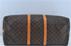 Auth Louis Vuitton Monogram Keepall Bandouliere 60 Boston Bag Old Model LV J6800