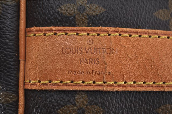 Auth Louis Vuitton Monogram Keepall Bandouliere 60 Boston Bag Old Model LV J6800