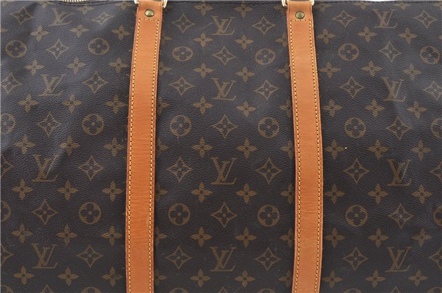 Auth Louis Vuitton Monogram Keepall Bandouliere 60 Boston Bag Old Model LV J6800