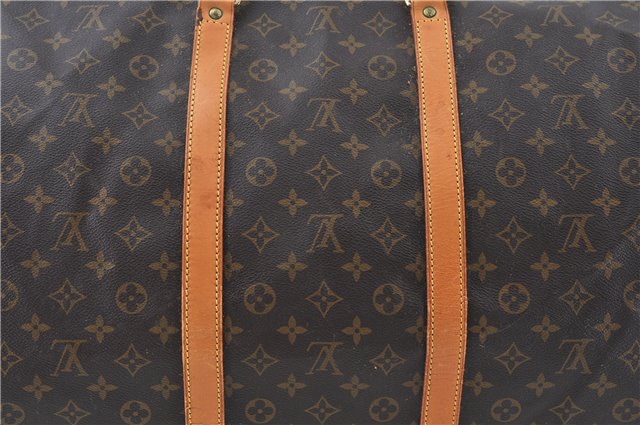 Auth Louis Vuitton Monogram Keepall Bandouliere 60 Boston Bag Old Model LV J6800