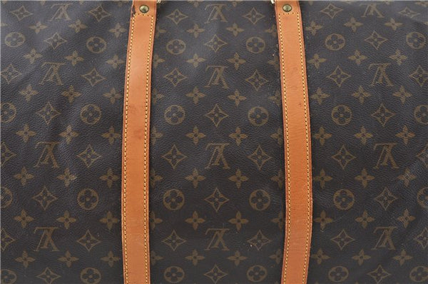 Auth Louis Vuitton Monogram Keepall Bandouliere 60 Boston Bag Old Model LV J6800