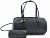 Authentic Louis Vuitton Epi Soufflot Black Hand Bag M52222 LV J6801