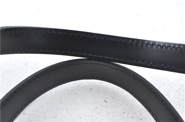 Authentic Louis Vuitton Epi Soufflot Black Hand Bag M52222 LV J6801