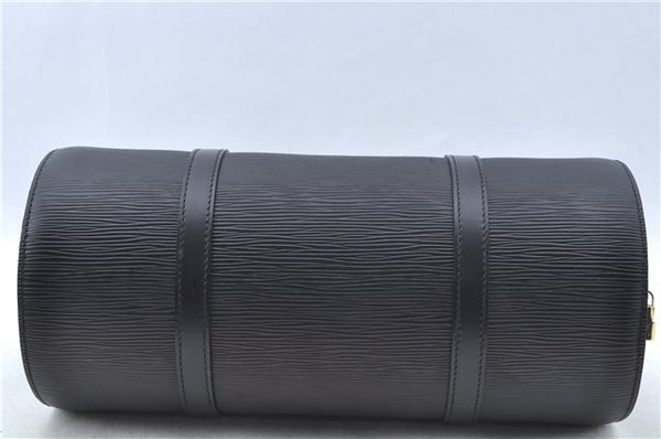 Authentic Louis Vuitton Epi Soufflot Black Hand Bag M52222 LV J6801