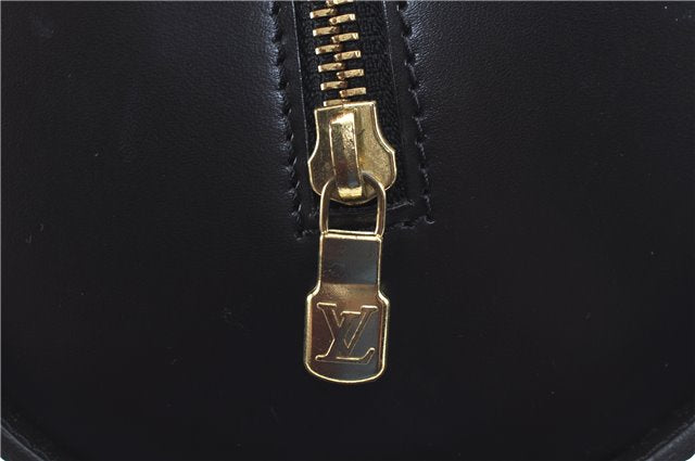 Authentic Louis Vuitton Epi Soufflot Black Hand Bag M52222 LV J6801