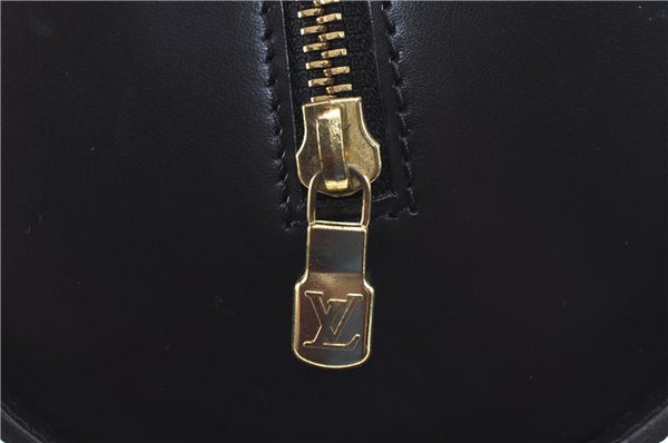 Authentic Louis Vuitton Epi Soufflot Black Hand Bag M52222 LV J6801